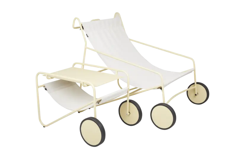 Poul Table sidobord Lemon/Off-white, en produkt av hög kvalitet till bra pris från Ulfåsa möbler