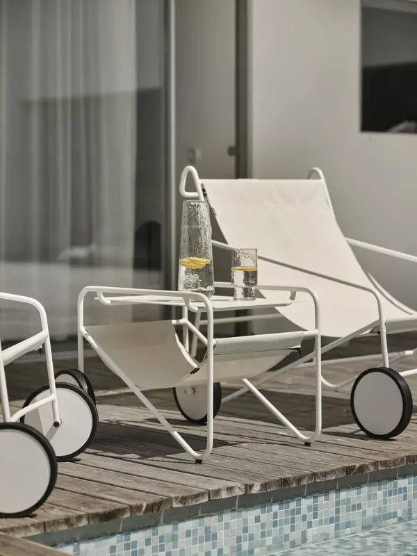 Poul Table sidobord Vit/Off-white, en produkt av hög kvalitet till bra pris från Ulfåsa möbler