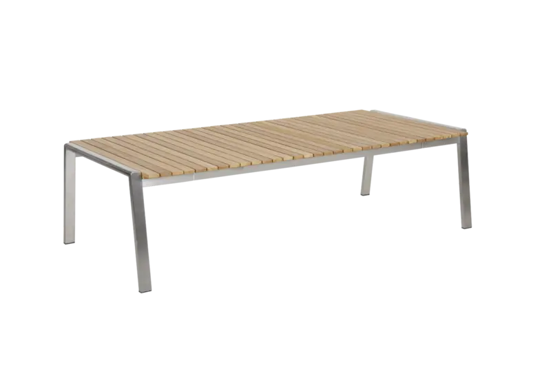 Naos soffbord Rostfritt stål/teak, en produkt av hög kvalitet till bra pris från Ulfåsa möbler