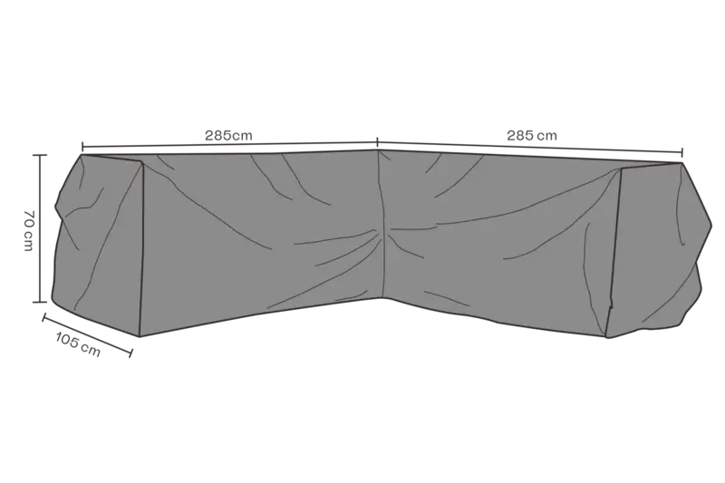 Möbelskydd hörnsoffa Svart - Vattentät, en produkt av hög kvalitet till bra pris från Ulfåsa möbler