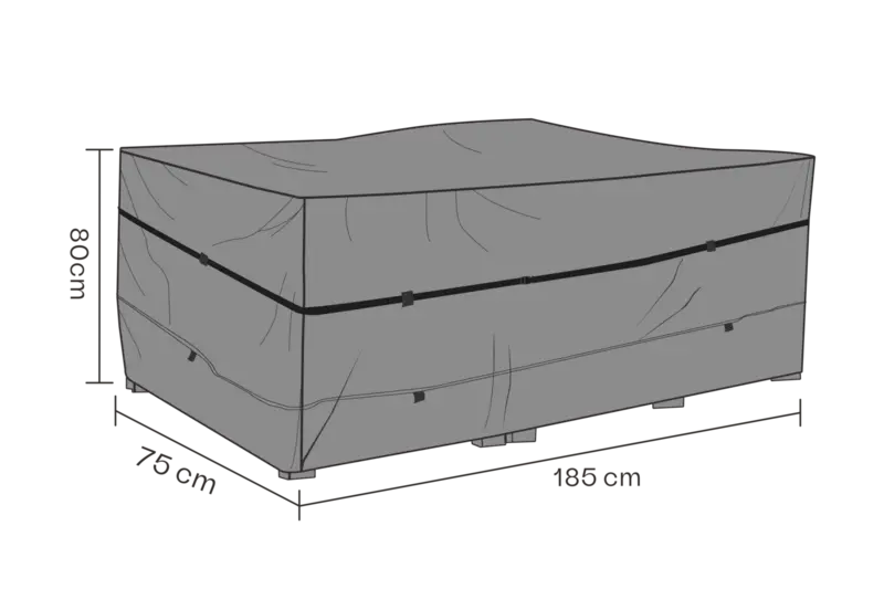 Möbelskydd dynbox Svart - Andas, en produkt av hög kvalitet till bra pris från Ulfåsa möbler
