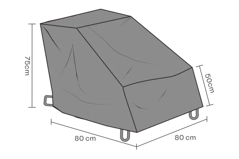 Möbelskydd fåtölj Svart - Andas, en produkt av hög kvalitet till bra pris från Ulfåsa möbler
