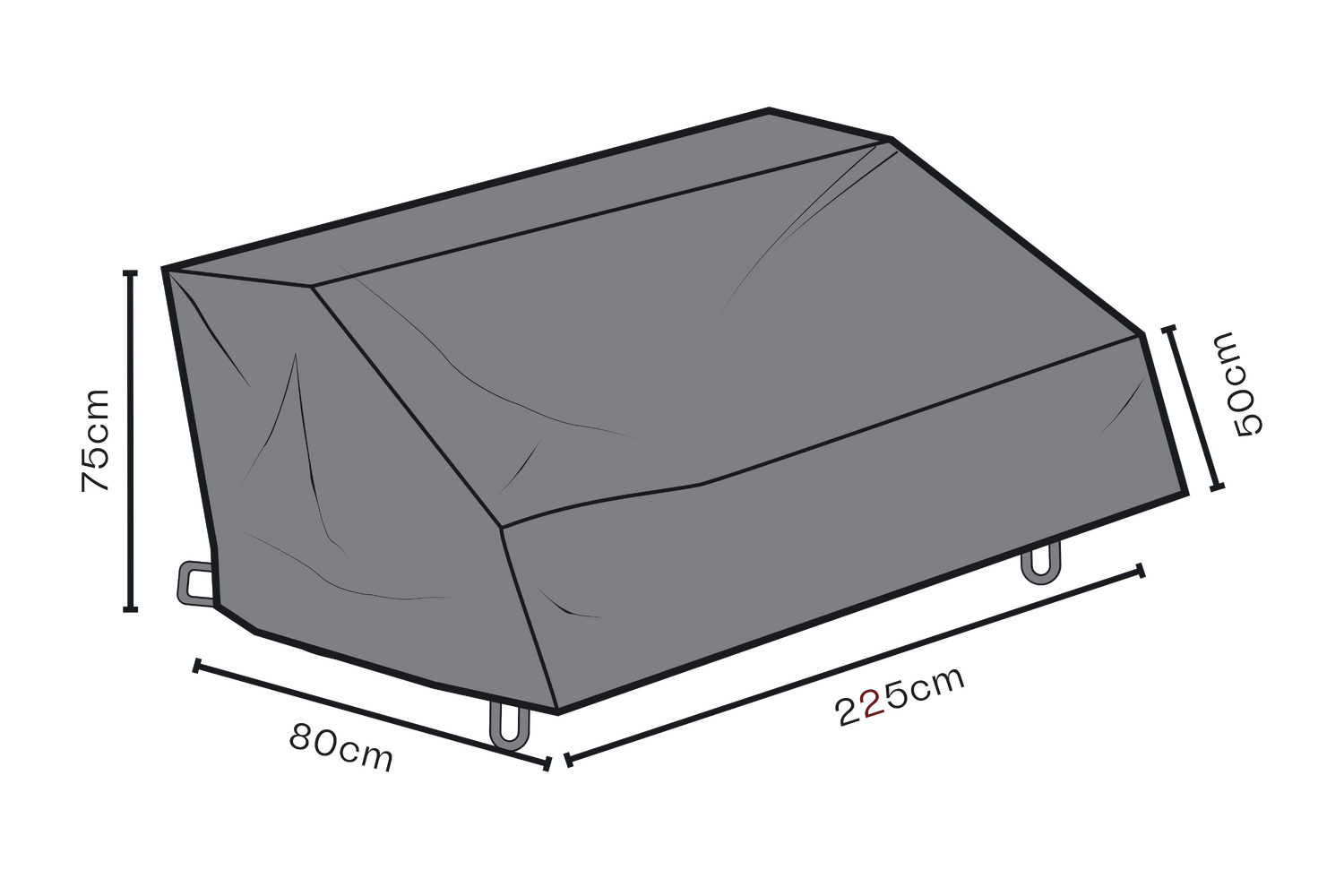 Möbelskydd soffa Svart - Andas, en produkt av hög kvalitet till bra pris från Ulfåsa möbler