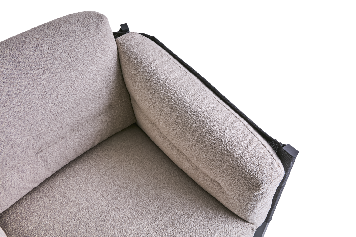 Delux fåtölj Black/Teddy Beige, en produkt av hög kvalitet till bra pris från Ulfåsa möbler