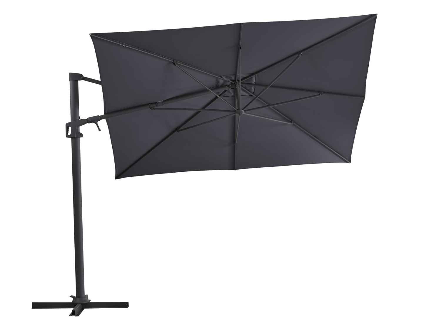 Vinovo frihängande parasoll Antracit/Grå, en produkt av hög kvalitet till bra pris från Ulfåsa möbler