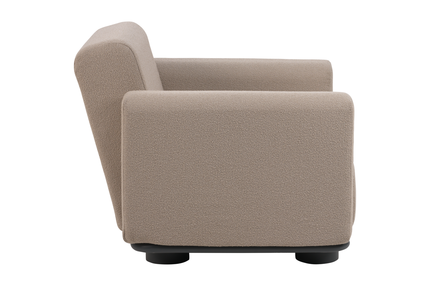 Bolster fåtölj Antracit/Teddy Beige, en produkt av hög kvalitet till bra pris från Ulfåsa möbler