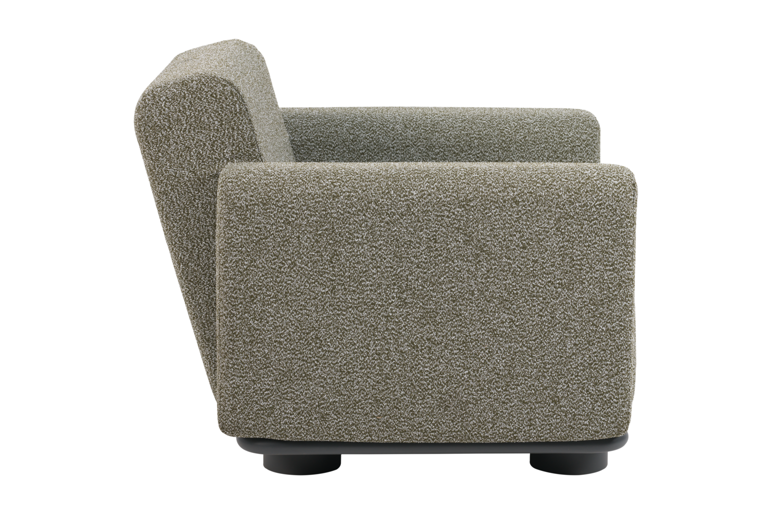 Bolster fåtölj Antracit/Teddy Verde, en produkt av hög kvalitet till bra pris från Ulfåsa möbler