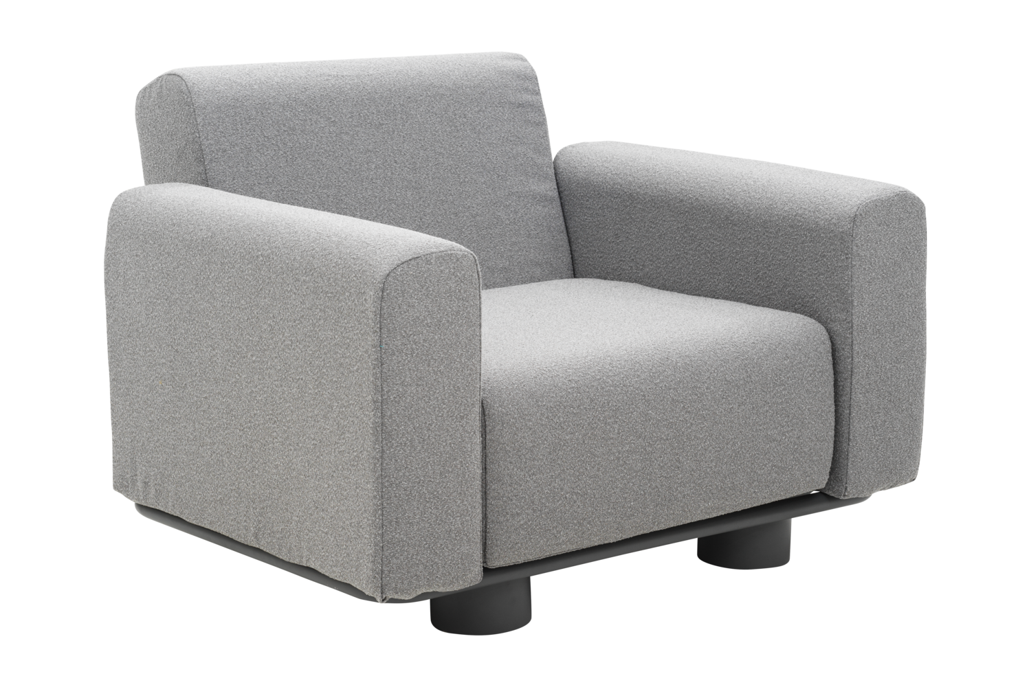Bolster fåtölj Antracit/Teddy Grey, en produkt av hög kvalitet till bra pris från Ulfåsa möbler