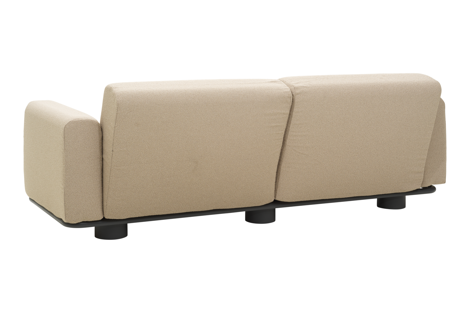 Bolster 2,5-sits soffa Antracit/Teddy Beige, en produkt av hög kvalitet till bra pris från Ulfåsa möbler