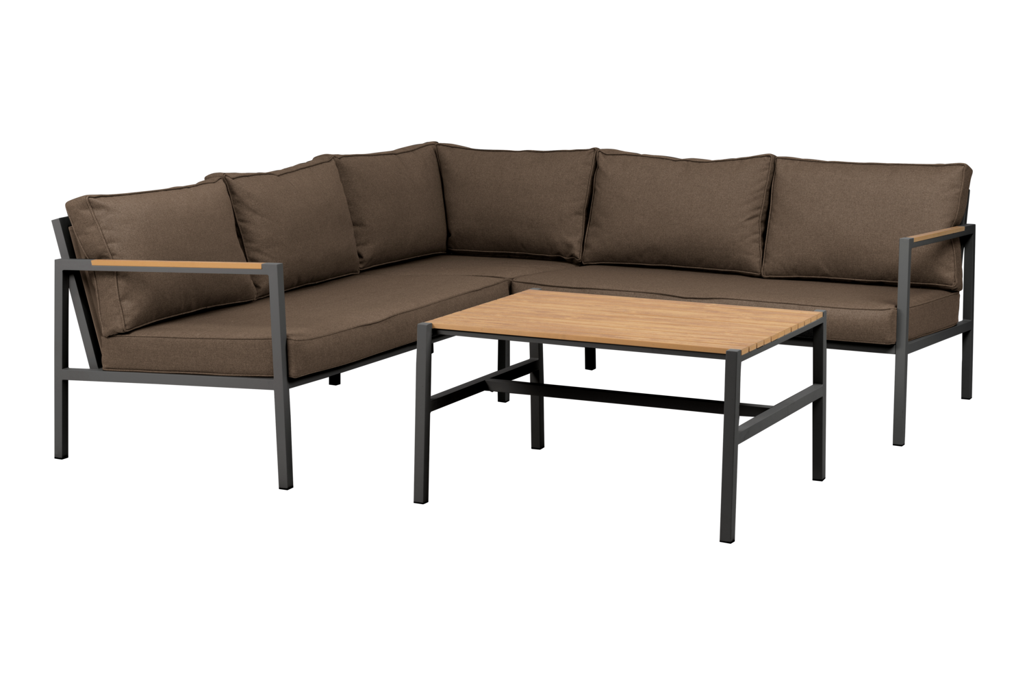 Cap soffgrupp Antracit/Brun, en produkt av hög kvalitet till bra pris från Ulfåsa möbler