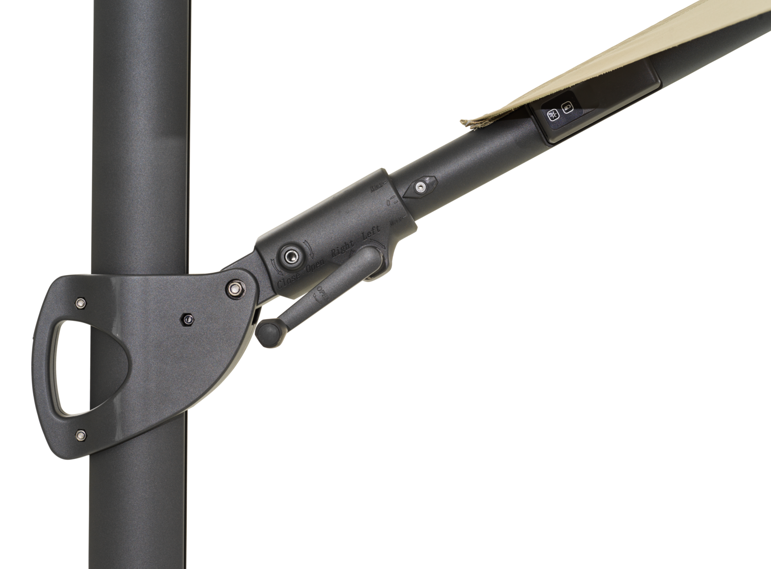 Cilento parasoll Light Grey/Khaki, en produkt av hög kvalitet till bra pris från Ulfåsa möbler