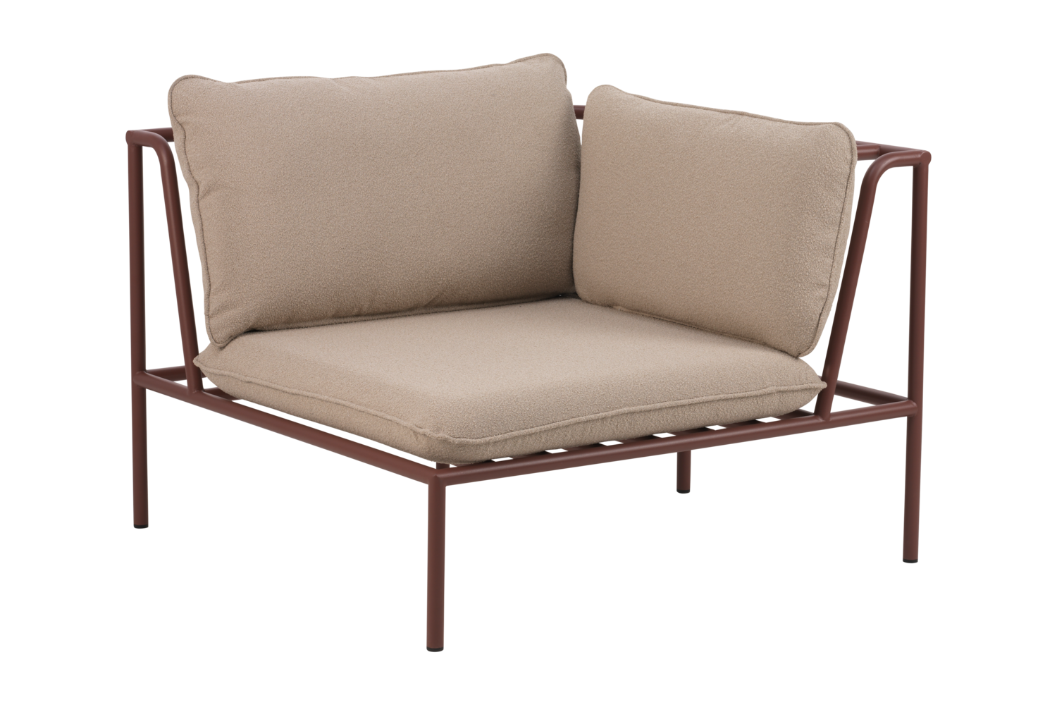 Collier hörn Zin Red/Teddy Beige, en produkt av hög kvalitet till bra pris från Ulfåsa möbler