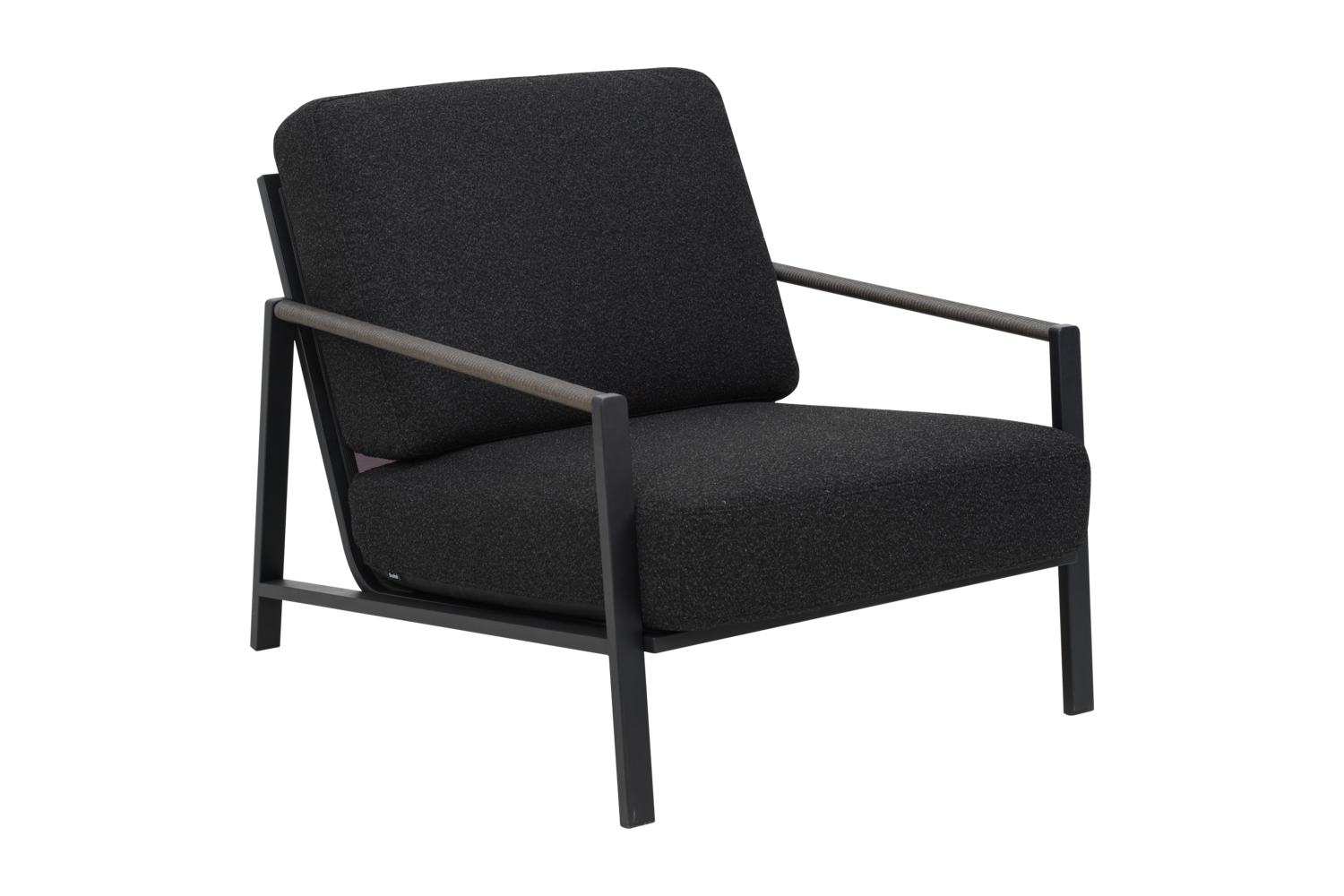 Lyra fåtölj Svart/Teddy Black, en produkt av hög kvalitet till bra pris från Ulfåsa möbler