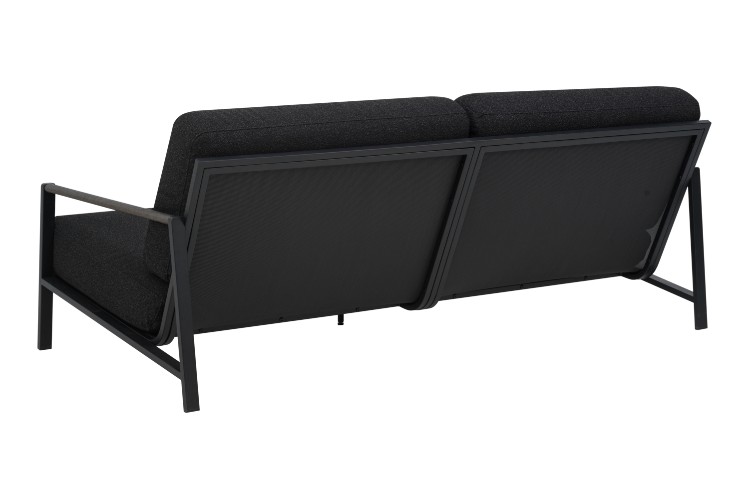 Lyra 2,5-sits soffa Svart/Teddy Black, en produkt av hög kvalitet till bra pris från Ulfåsa möbler