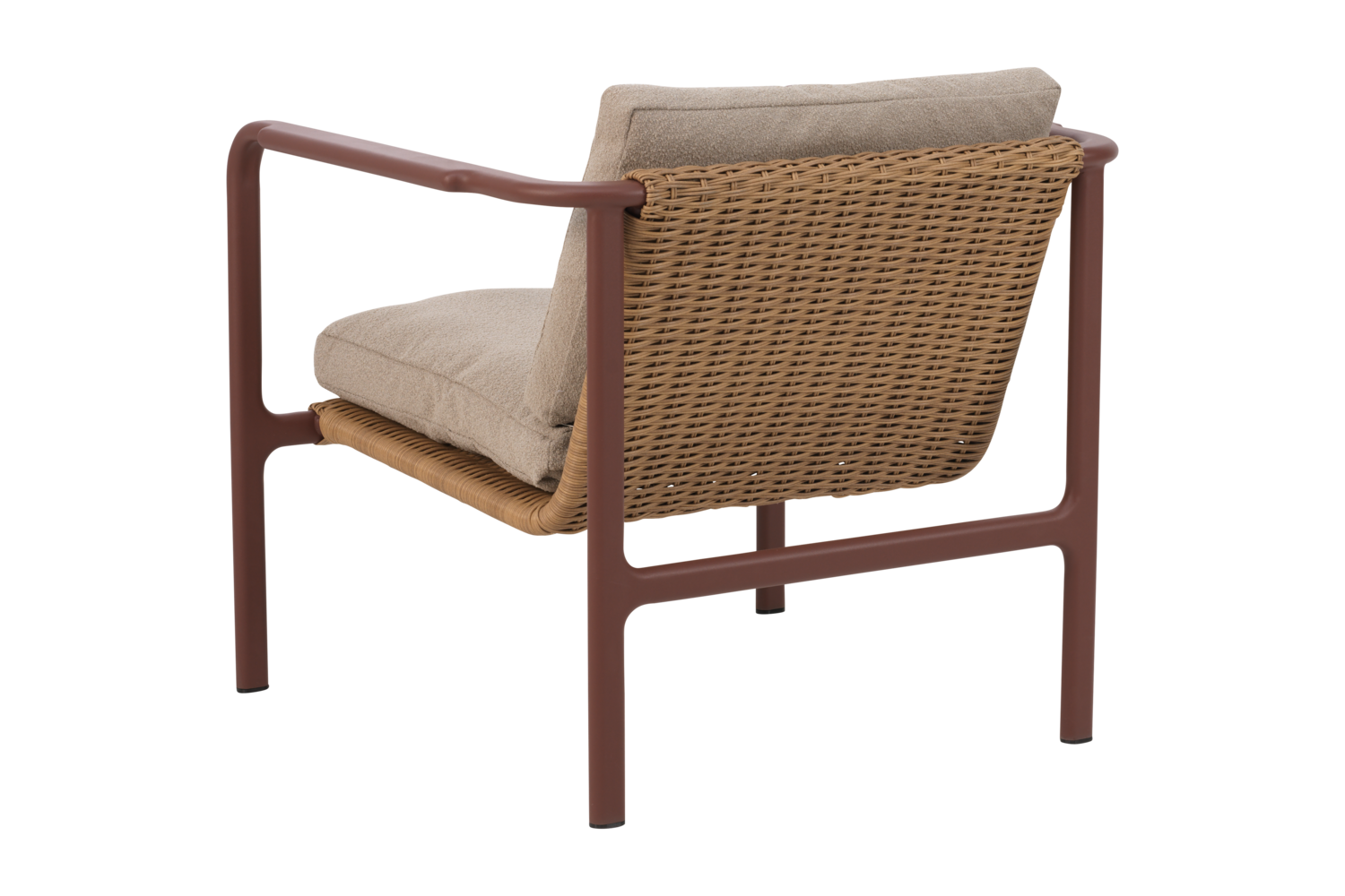 Motty fåtölj Zin Red/Teddy Beige, en produkt av hög kvalitet till bra pris från Ulfåsa möbler