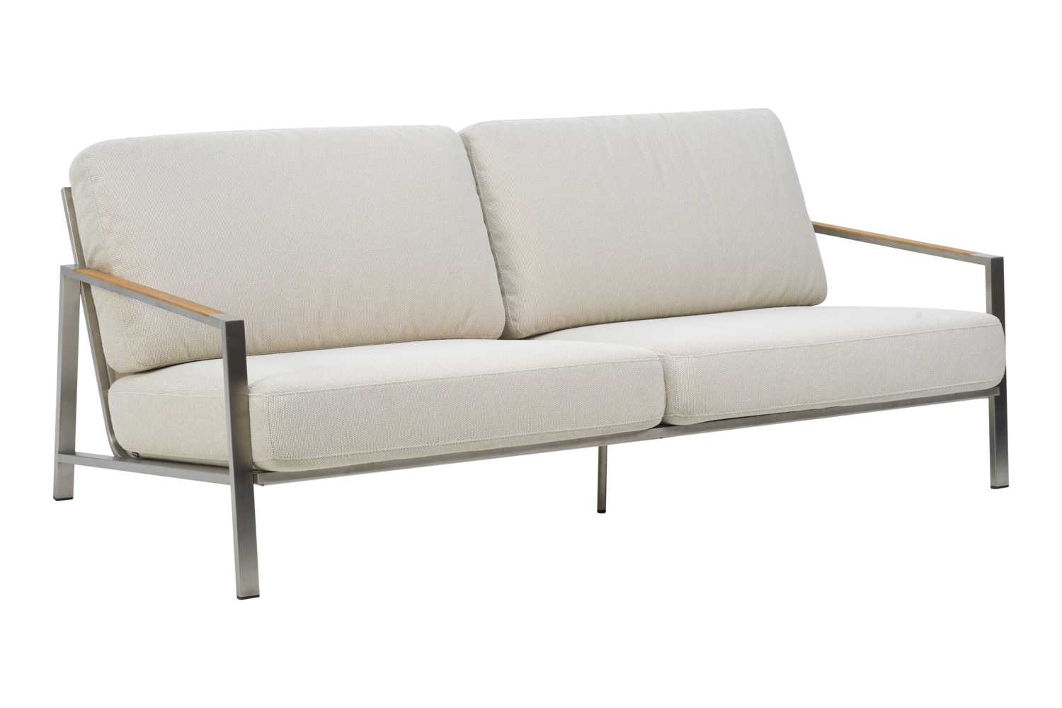 Naos 2,5-sits soffa Stainless Steel/Dot Beige, en produkt av hög kvalitet till bra pris från Ulfåsa möbler