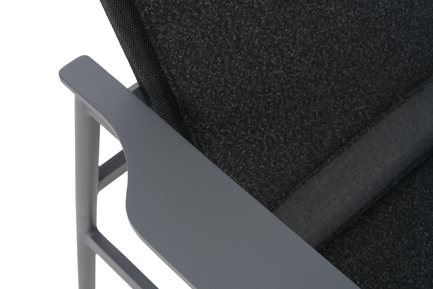 Soro loungefåtölj Antracit/Teddy Black, en produkt av hög kvalitet till bra pris från Ulfåsa möbler