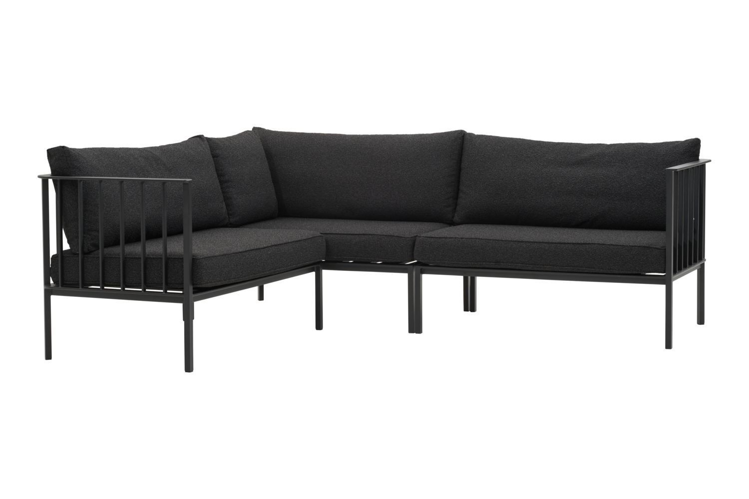 Upper soffgrupp Svart/Teddy Black, en produkt av hög kvalitet till bra pris från Ulfåsa möbler